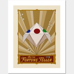 Ask The Fortune Teller Vintage Card Posters and Art